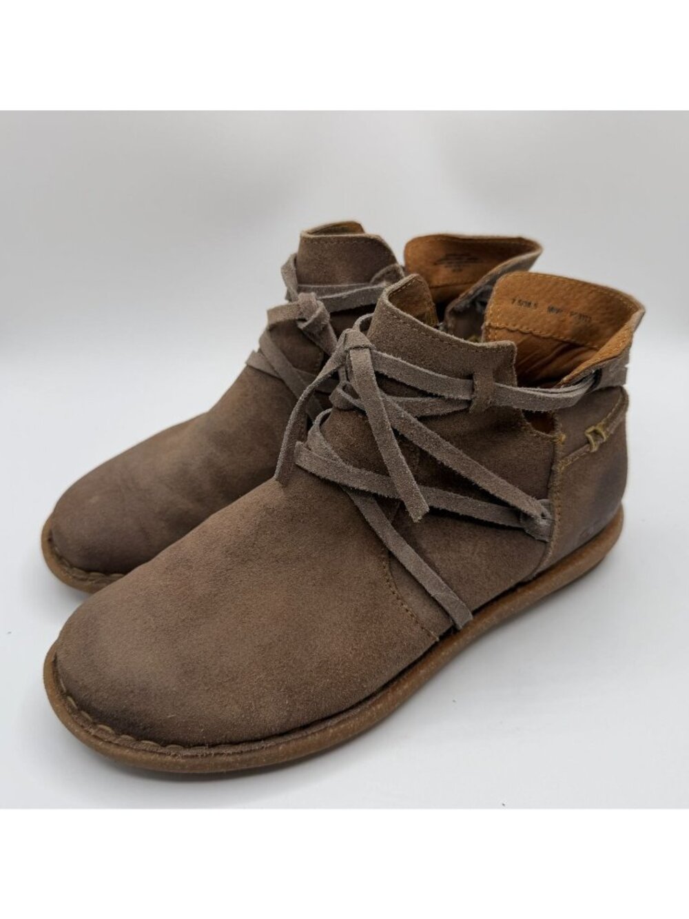 Born Tarkiln Chukka Eclectic Boots Women Size 7.5M Brown Leather (F59102)